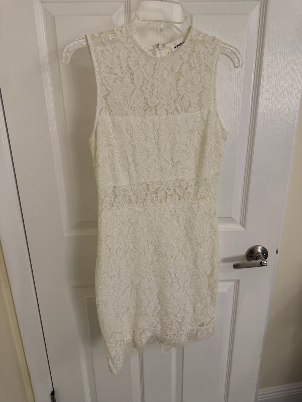 Superdown White Lace Mini Dress Size M Bridal Bachelorette